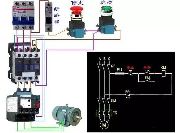 数字式热继电器的动作原理和电器图以及接线图介绍