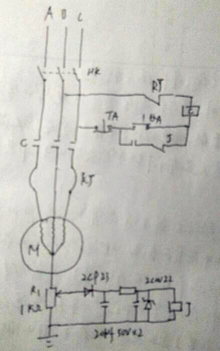 简单电动机断相保护器的原理分析